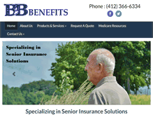 Tablet Screenshot of bb-benefits.com